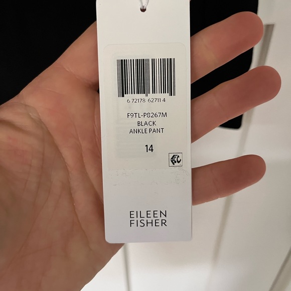 Eileen Fisher crepe wide leg pants new with tags - Picture 4 of 4